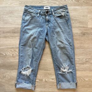 Paige Skyline Ankle Peg Jeans-Size 25